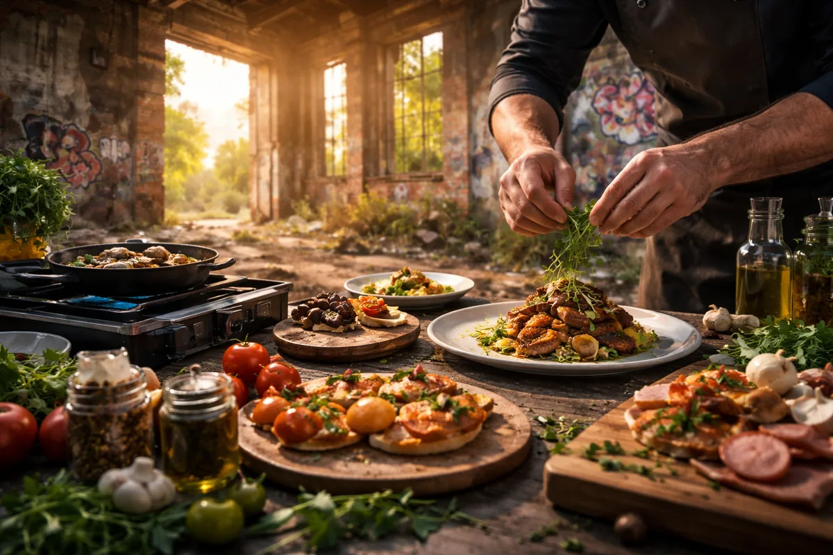 Comment créer un voyage culinaire à travers l'urbex et la gastronomie